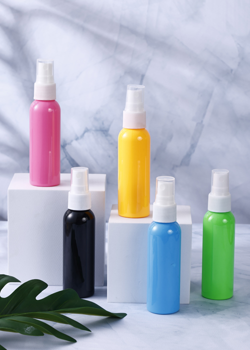 Botol bulat warna pepejal warna PET 60ml