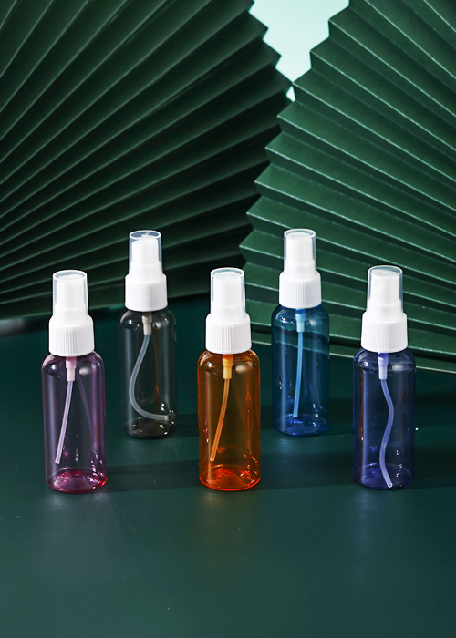 Botol bulat telus warna PET 60ml
