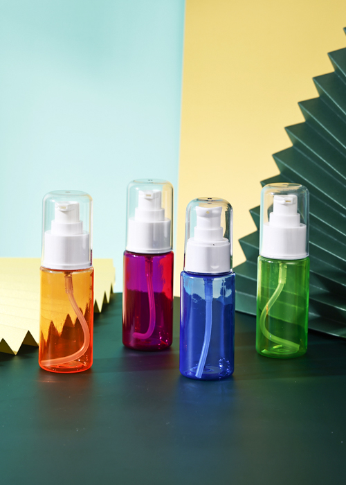 Botol Pam Losyen Silinder Jelas Warna PET 60ml