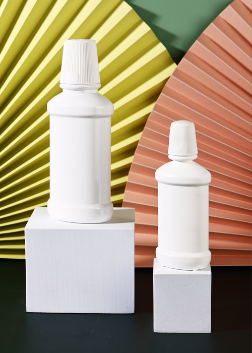 Botol pencuci mulut putih 50-100ml PE