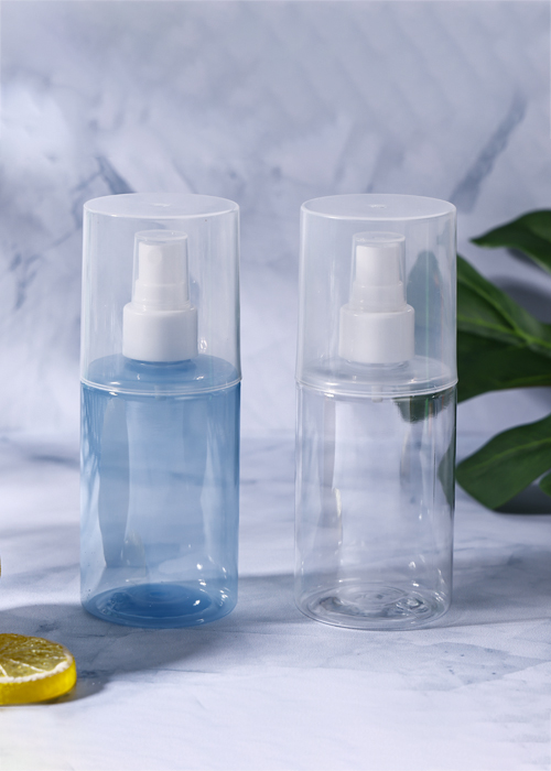 200ml PET Silinder Penutup Besar Botol Semburan Jelas