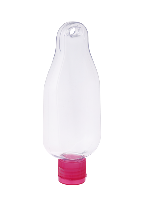 50-60ml PETG botol cangkuk terbalik gel botol sanitizer tangan pakai buang