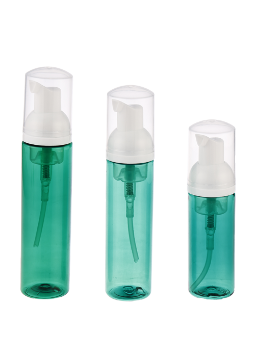 Botol pam tekanan buih PET hijau 60-120ml botol pembersih tangan