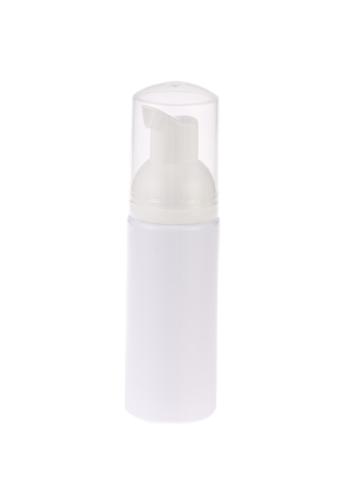 60-150ml silinder putih penutup besar botol pam tekanan buih PET botol pensterilan alkohol