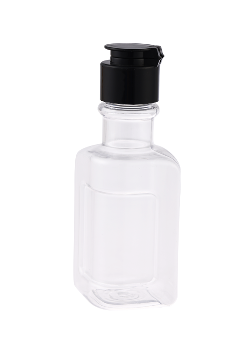 100ml PET botol minyak pati berbentuk khas botol flip pembersih 24 berkaliber