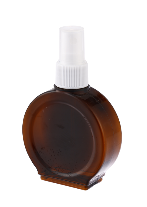Botol semburan rata bulat PET 80ml