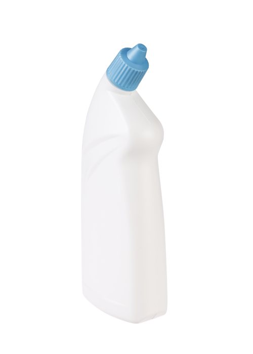 Botol detergen PE 600-700ml mulut serong botol disinfektan pembersih tandas
