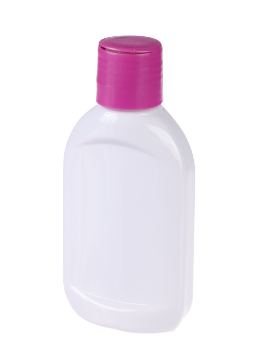 Botol aplikator krim putih PE 120ml