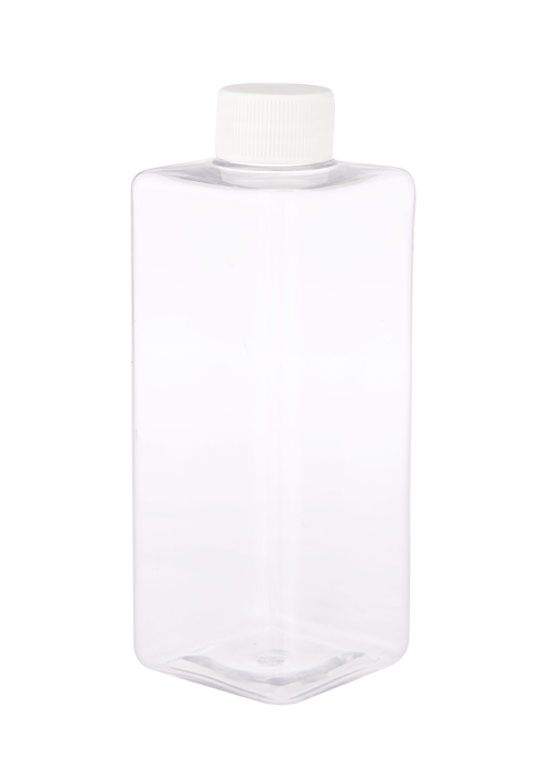 300ml PET botol lutsinar persegi