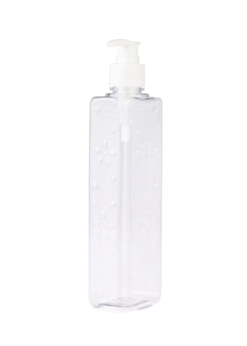 Botol pam tekanan losyen gel jernih PET 300-500ml botol pembersih tangan