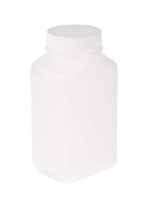 Botol persegi pepejal 200ml PE